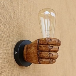 Moderne, eigentijdse, landelijke, retro-kenmerken voor wandlampen met sfeerverlichting in ministijl