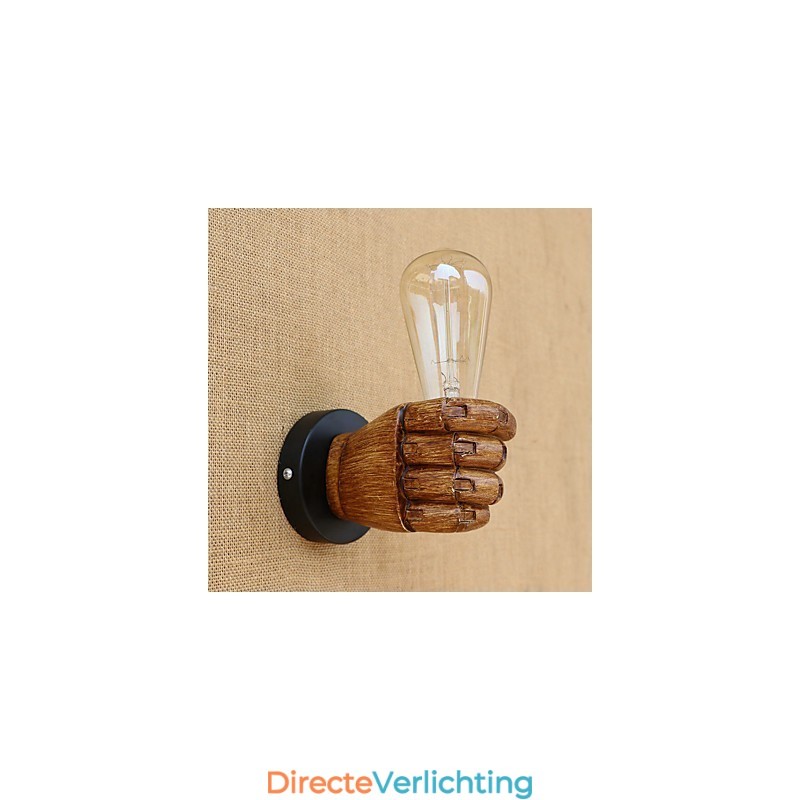 Moderne, eigentijdse, landelijke, retro-kenmerken voor wandlampen met sfeerverlichting in ministijl