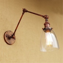 Rustieke Lodge Country Retro Gegalvaniseerde Functie voor Verstelbare Hoogte En Hoek Arm Oogbescherming