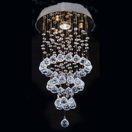 Moderne eigentijdse kristal gegalvaniseerde metalen inbouw