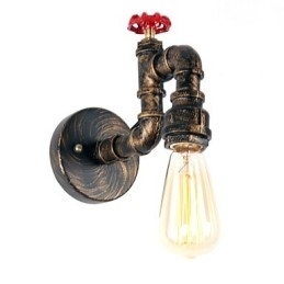 Moderne eigentijdse rustieke lodge landelijke retro schilderijfunctie voor mini-stijl downlight wandlampen wandlamp