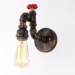 Moderne eigentijdse rustieke lodge landelijke retro schilderijfunctie voor mini-stijl downlight wandlampen wandlamp