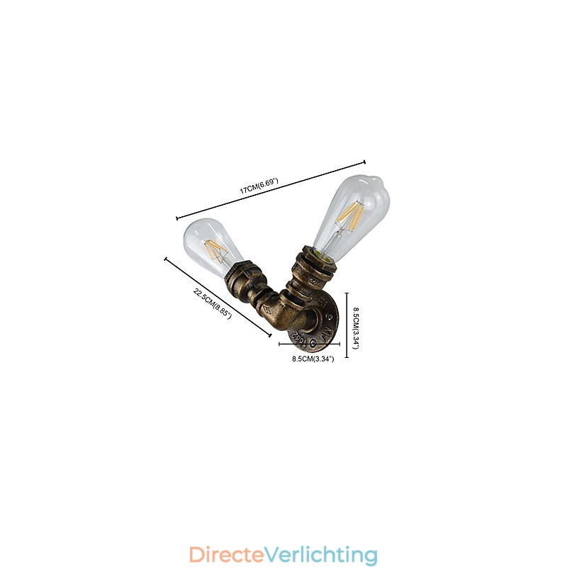 Wandlamp Wandlampen Wandlamp Ijzeren Wandlamp Dumb Black Lightsaber Lamp Aan De Muur