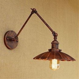 Rustieke Lodge Country Retro Schilderij Kenmerk voor Mini Stijl Swing Arm Sfeerlicht Swing