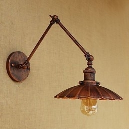 Rustieke Lodge Country Retro Schilderij Kenmerk voor Mini Stijl Swing Arm Sfeerlicht Swing