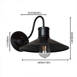 Wandlamp Wandlampen Wandlamp Ijzeren Wandlamp Dumb Black Lightsaber Lamp Aan De Muur