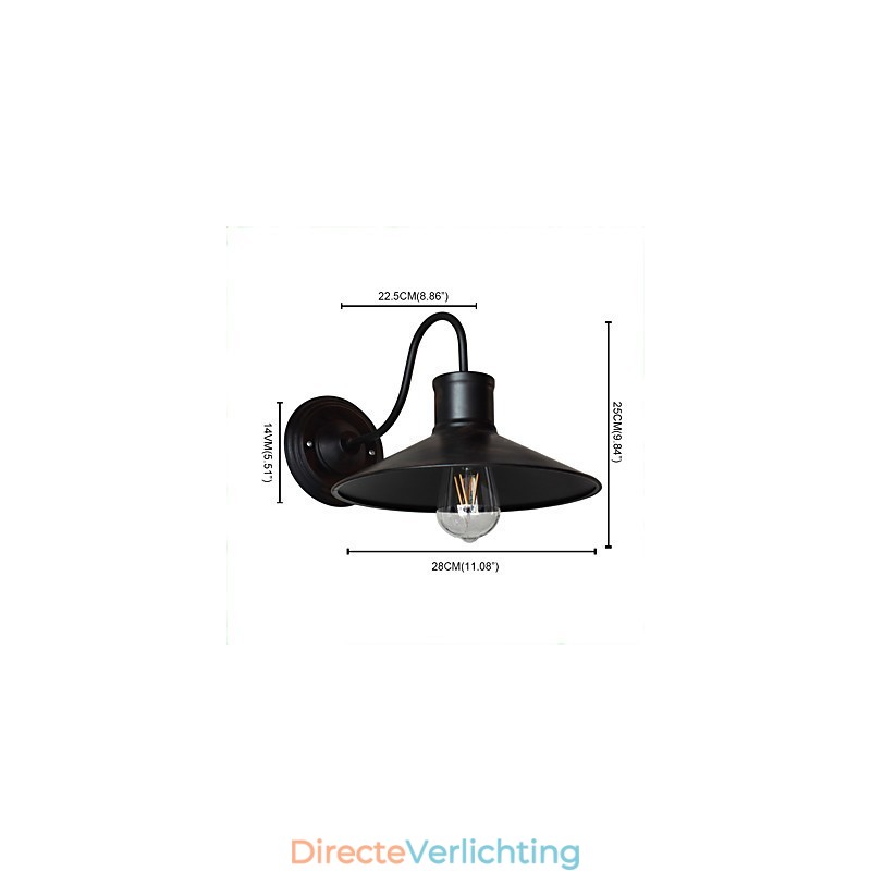 Wandlamp Wandlampen Wandlamp Ijzeren Wandlamp Dumb Black Lightsaber Lamp Aan De Muur