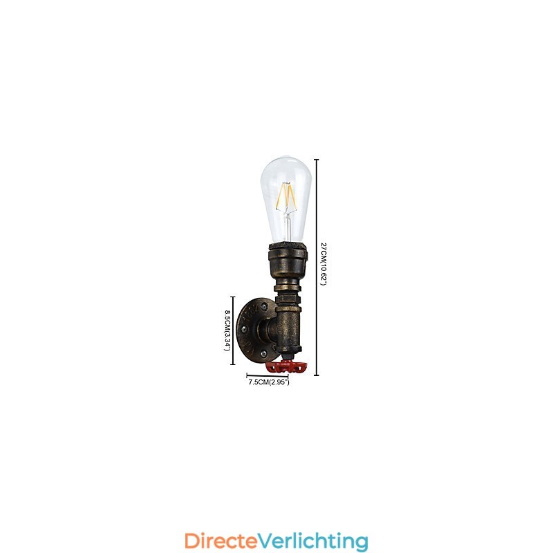Rustieke Lodge Traditionele Klassieke Antieke Messing Kenmerk voor Sfeerverlichting Wandlampen Wandlamp