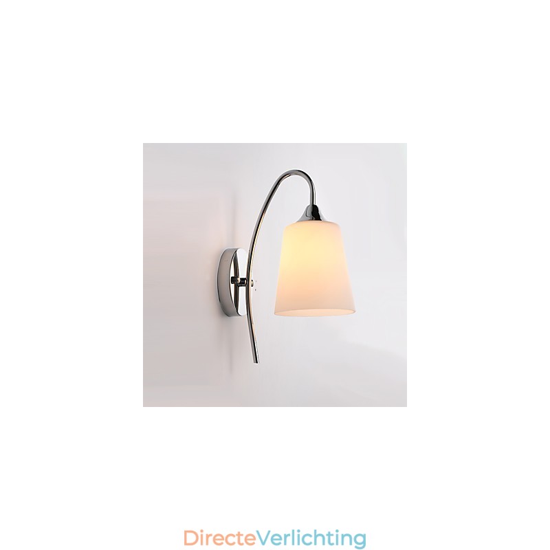 Moderne, eigentijdse, gegalvaniseerde landelijke wandlamp met sfeerverlichting