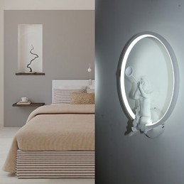 Nordic Modern Minimalistische Wandlamp Slaapkamer Decoratieve Verlichting Aluminium Producten Lampen Engelen Gangen Wandlampen