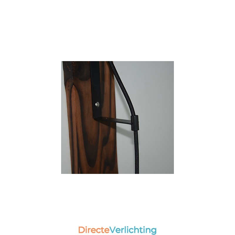 Amerikaanse landelijke stijl wandlamp retro creatief Houten katrol wandlamp