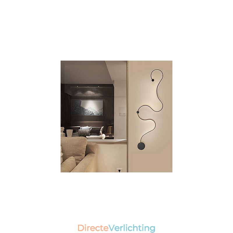 Wandlampen Moderne Hedendaagse Schilderij Feature Aluminium Wandlamp voor Slaapkamer Trap Woonkamer Lamp