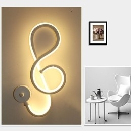 Eenvoudige moderne creatieve lichtbalk muur gangpad ingebedde lamp gangverlichting slaapkamer bedlamp aluminium lamp