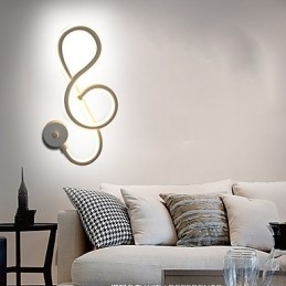Eenvoudige moderne creatieve lichtbalk muur gangpad ingebedde lamp gangverlichting slaapkamer bedlamp aluminium lamp