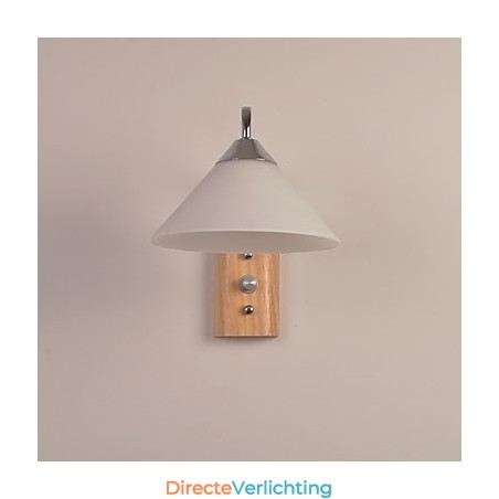 Eenvoudige wandlamp, nachtkastje, bureaulamp met glazen kap en massief hout voor slaapkamer, ladekast, woonkamer, babykamer, studentenkamer, salontafel, boekenkast Eenvoudige wandlamp, nachtkastje, bureaulamp met glazen kap en massief hout voor slaapkamer, ladekast, woonkamer, babykamer, studentenkamer, salontafel, boekenkast