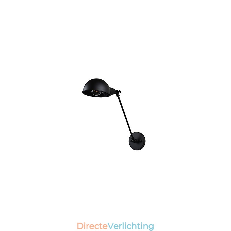 Geschilderde stalen wandlamp Dumb Black American Coffee Decoratie Retro wandlamp Lichtzwaardlamp op de muur