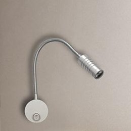 De wandlamp van de wandlamp van de kop van het slangbed wordt verlicht door de lichtleeslamp