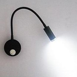 De wandlamp van de wandlamp van de kop van het slangbed wordt verlicht door de lichtleeslamp