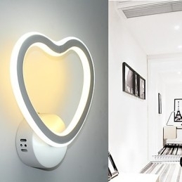 Moderne minimalistische wandlamp woonkamer achtergrondmuur slaapkamer nachtkastje lichten gang creatieve wandlamp modieuze aluminium lamp