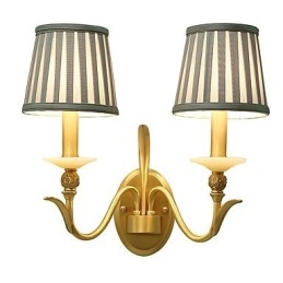 Eenvoudige landelijke traditionele klassieke messingfunctie voor mini-stijl uplight wandlampen wandlamp