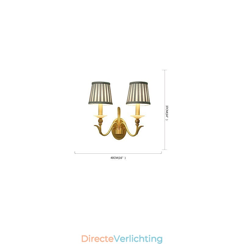 Eenvoudige landelijke traditionele klassieke messingfunctie voor mini-stijl uplight wandlampen wandlamp