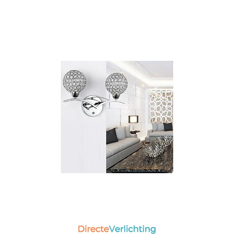 De eenvoud van moderne kristallen lamp Creatieve mode Slaapkamer nachtkastje lamp Eetkamer gangpad verlichting