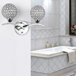 De eenvoud van moderne kristallen lamp Creatieve mode Slaapkamer nachtkastje lamp Eetkamer gangpad verlichting