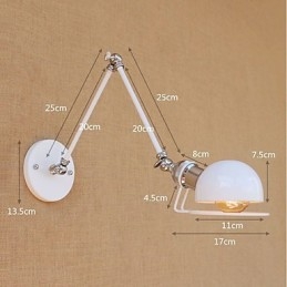 Vintage Land Schilderij Kenmerk voor Mini Stijl Swing Arm Oogbescherming Sfeerverlichting Swing Arm VerlichtingMuur