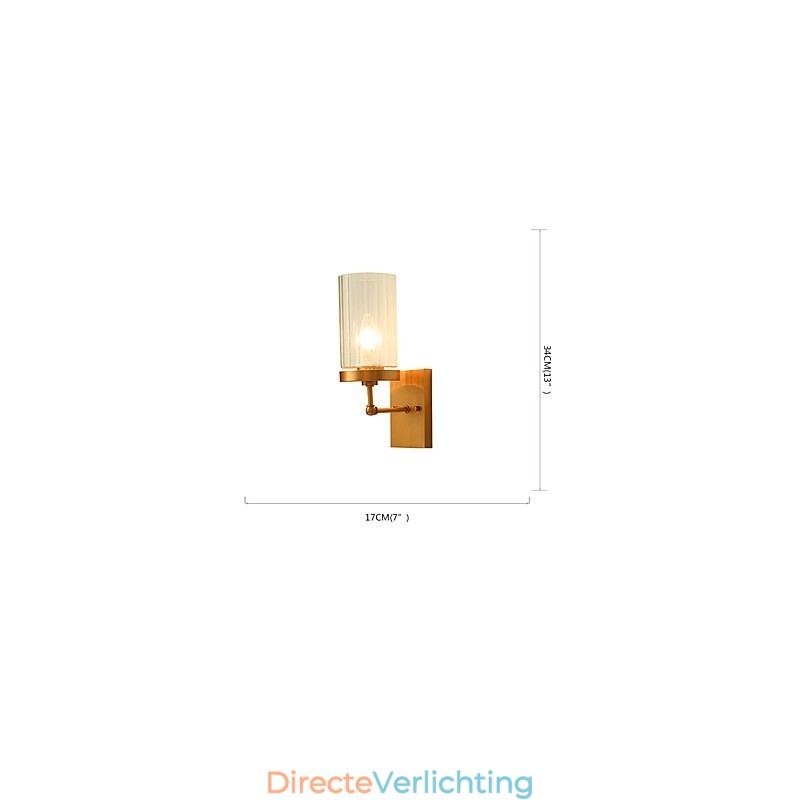 Traditionele klassieke landelijke messingfunctie voor mini-stijl uplight wandlampen wandlamp