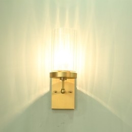 Traditionele klassieke landelijke messingfunctie voor mini-stijl uplight wandlampen wandlamp