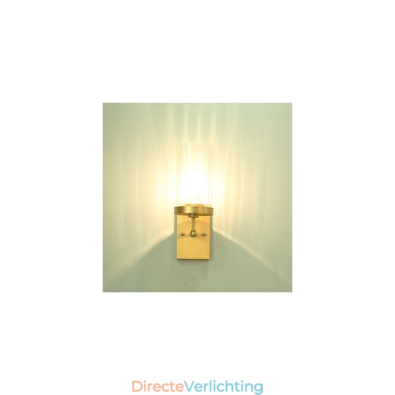 Traditionele klassieke landelijke messingfunctie voor mini-stijl uplight wandlampen wandlamp
