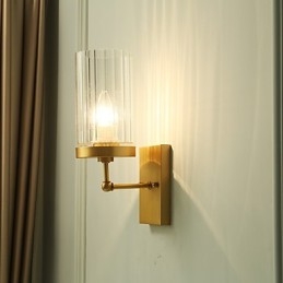 Traditionele klassieke landelijke messingfunctie voor mini-stijl uplight wandlampen wandlamp
