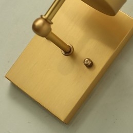 Traditionele klassieke landelijke messingfunctie voor mini-stijl uplight wandlampen wandlamp