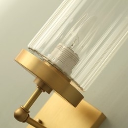 Traditionele klassieke landelijke messingfunctie voor mini-stijl uplight wandlampen wandlamp