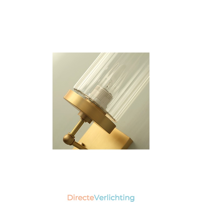 Traditionele klassieke landelijke messingfunctie voor mini-stijl uplight wandlampen wandlamp