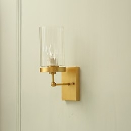 Traditionele klassieke landelijke messingfunctie voor mini-stijl uplight wandlampen wandlamp