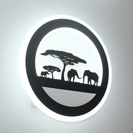 Acryl Ronde Slaapkamer Nachtkastje Wandlamp Originaliteit Moderne Ganglamp Entreelamp