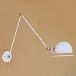 Eenvoudige vintage landelijke schilderfunctie voor mini-stijl zwenkarm oogbescherming sfeerverlichting wandlampen