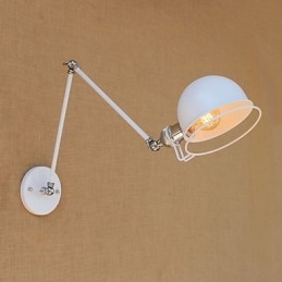 Eenvoudige vintage landelijke schilderfunctie voor mini-stijl zwenkarm oogbescherming sfeerverlichting wandlampen