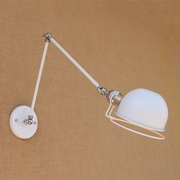 Eenvoudige vintage landelijke schilderfunctie voor mini-stijl zwenkarm oogbescherming sfeerverlichting wandlampen