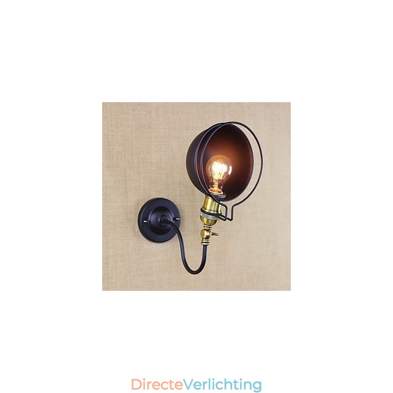 Eenvoudige landelijke retro-schilderijfunctie voor mini-stijl oogbescherming downlight wandlampen