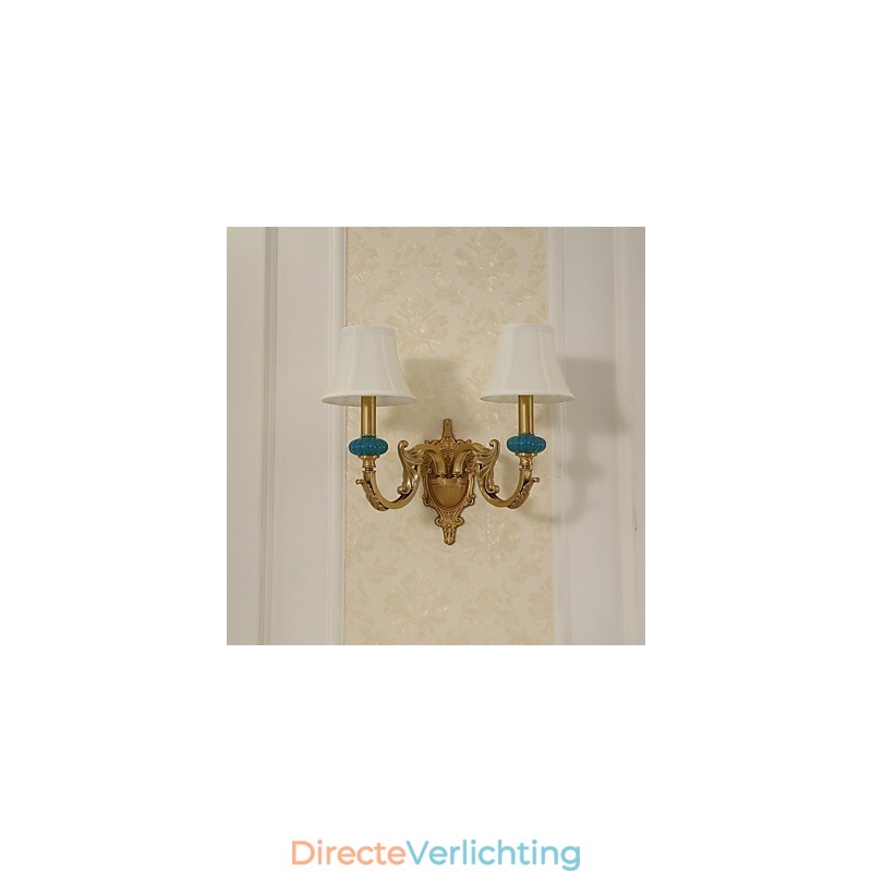 Eenvoudige landelijke traditionele klassieke messingfunctie voor mini-stijl uplight wandlampen wandlamp