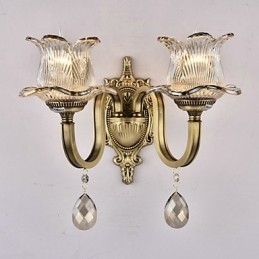Rustieke Lodge Messing Kenmerk voor Mini Stijl Uplight Wandlampen Wandlamp