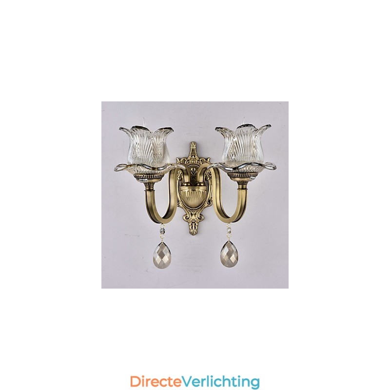Rustieke Lodge Messing Kenmerk voor Mini Stijl Uplight Wandlampen Wandlamp