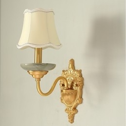 Eenvoudige landelijke traditionele klassieke messingfunctie voor mini-stijl uplight wandlampen wandlamp