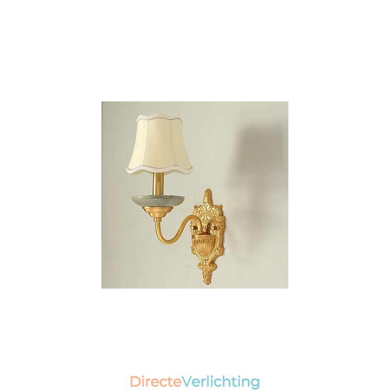 Eenvoudige landelijke traditionele klassieke messingfunctie voor mini-stijl uplight wandlampen wandlamp