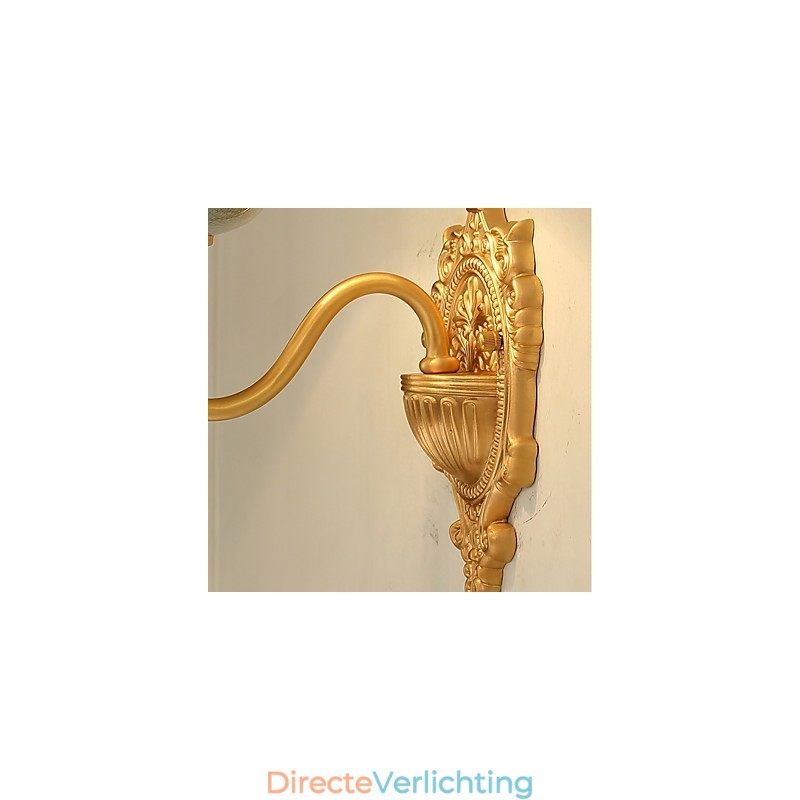 Eenvoudige landelijke traditionele klassieke messingfunctie voor mini-stijl uplight wandlampen wandlamp