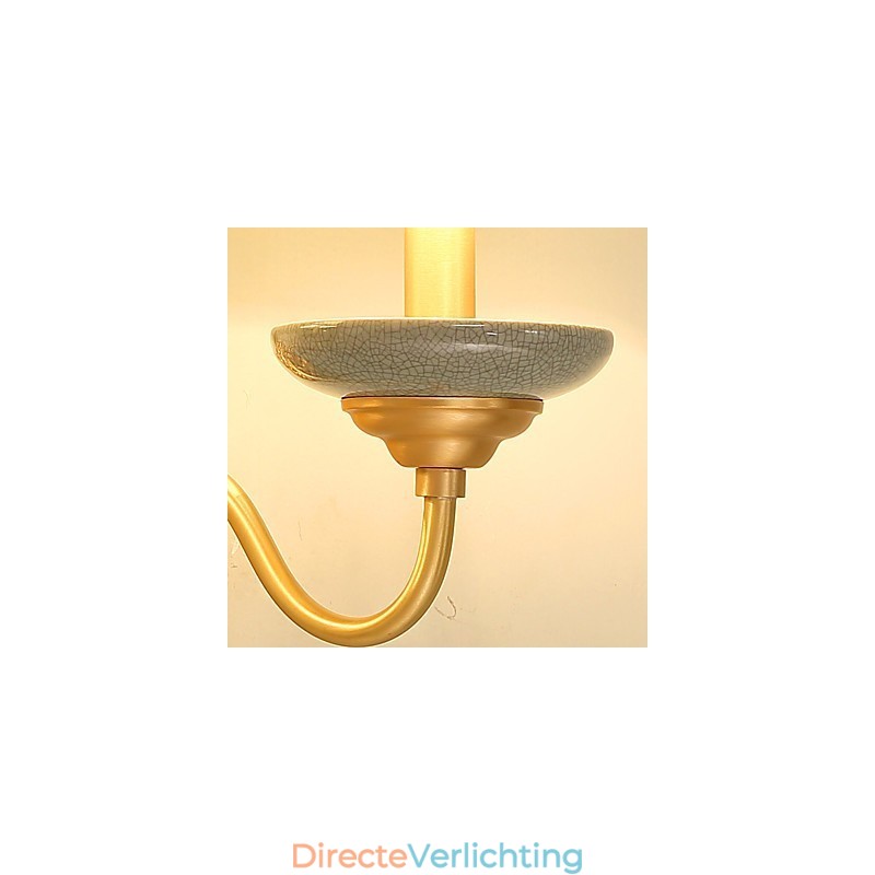 Eenvoudige landelijke traditionele klassieke messingfunctie voor mini-stijl uplight wandlampen wandlamp