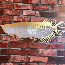 Moderne wandlampen Visvorm Eenvoud Stijl Acrylverlichting Woonkamer Hal Slaapkamer Hotelkamers Decoratieve verlichting