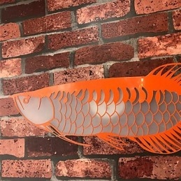 Moderne wandlampen Visvorm Eenvoud Stijl Acrylverlichting Woonkamer Hal Slaapkamer Hotelkamers Decoratieve verlichting
